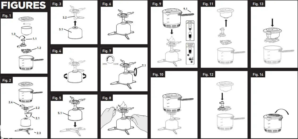 JETBOIL 2990006 Stash Cooking System - Figure