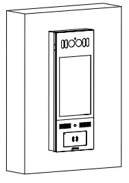 Akuvox X915X High end Smart Android Video Intercom s FaceID - Device Mounting 4