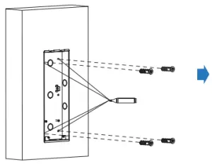Akuvox X915X High end Smart Android Video Intercom s FaceID - Flush-Mounting 2