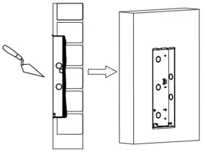 Akuvox X915X High end Smart Android Video Intercom s FaceID - Flush-Mounting 4