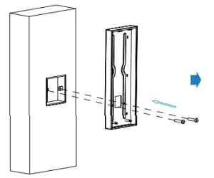 Akuvox X915X High end Smart Android Video Intercom s FaceID - Wall-Mounting 1