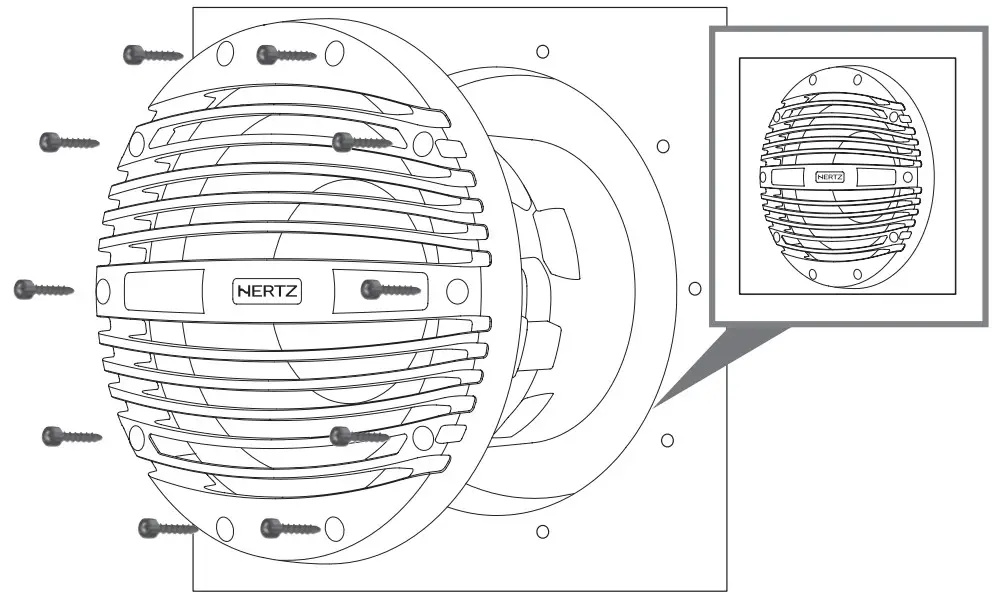 HERTZ HMX 6.5 Marine Speaker - HMS 10 S-LD-G HMS 10 S2-LD-G 2