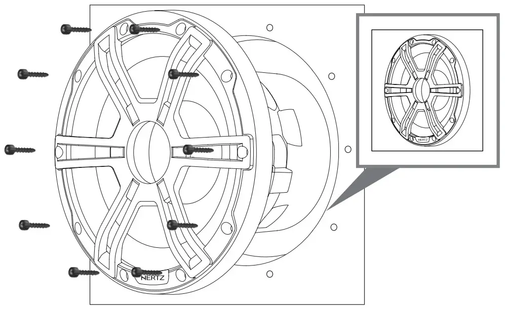 HERTZ HMX 6.5 Marine Speaker - HMS 10 S-LD-G
