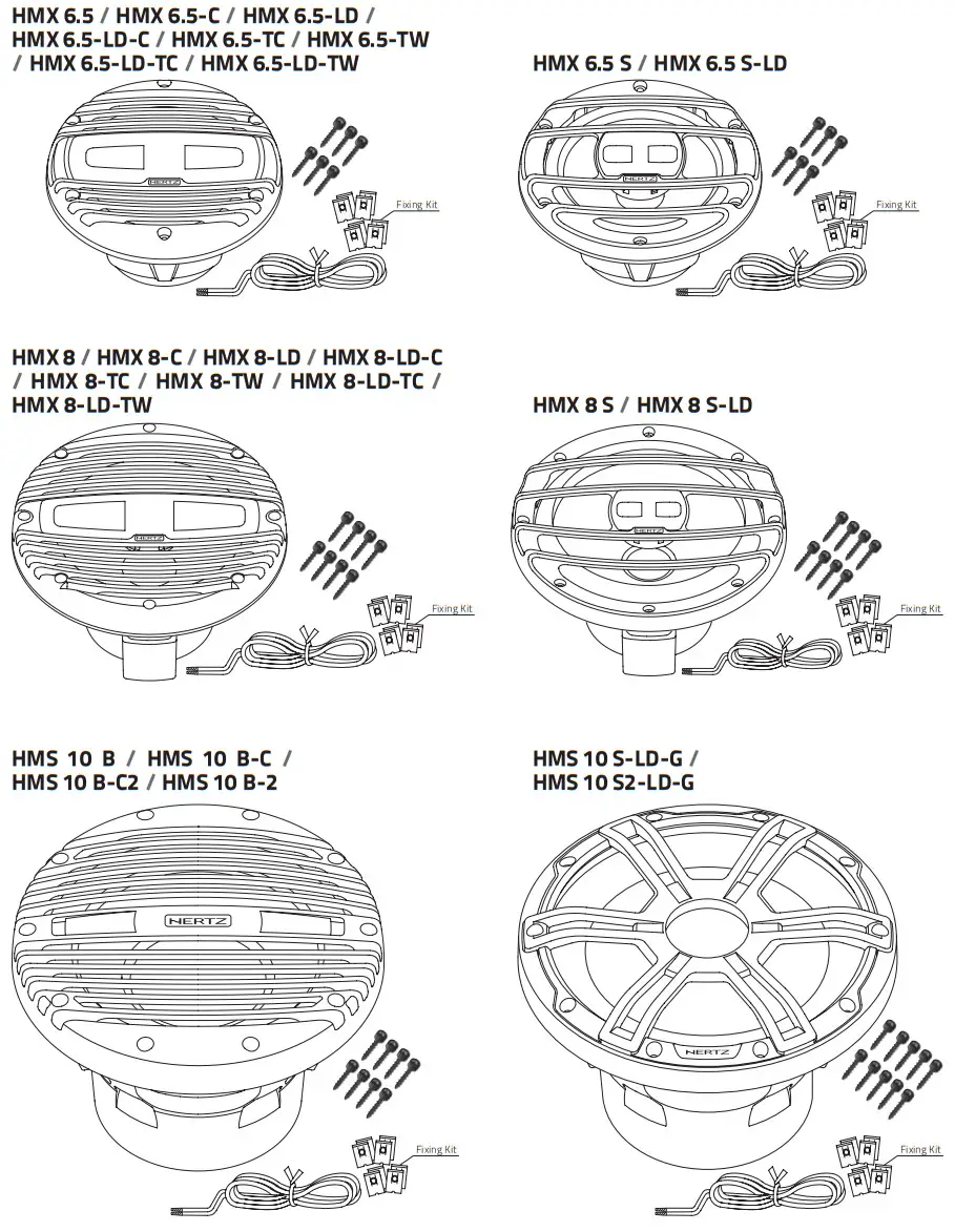 HERTZ HMX 6.5 Marine Speaker - HMX
