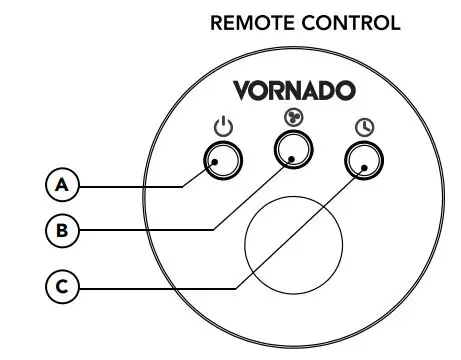 VORNADO 154 32 Inch Tower Circulator Instructions - Remote Control