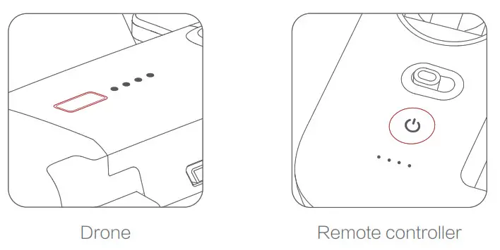FIMI X8 SE 2022 Drone- Battery level