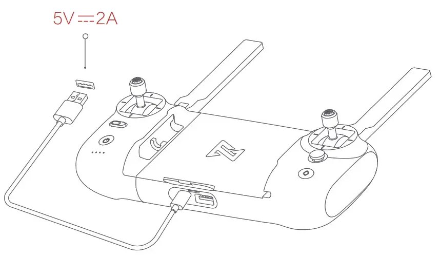 FIMI X8 SE 2022 Drone- Charge RC