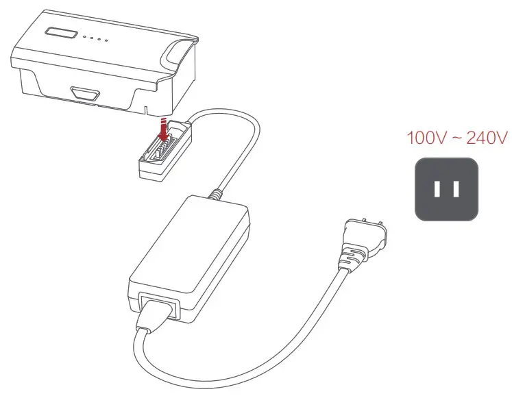FIMI X8 SE 2022 Drone- Charging