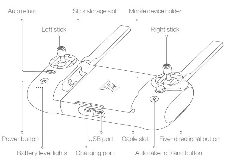 FIMI X8 SE 2022 Drone- Remot Control