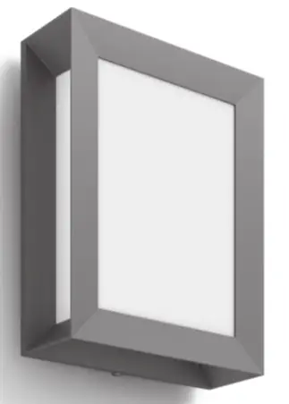 PHILIPS Karp Lighting LED outdoor wall light 6 W Warm white Anthracite