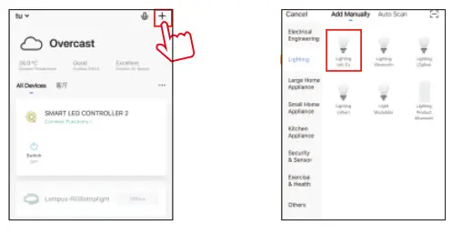 Goodearth Lighting AC1275-RWF Smart WiFi Strip - App
