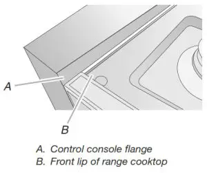 JENNER W11508892A Commercial Style Gas Cooktops - Control console