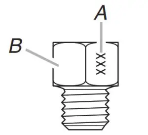 JENNER W11508892A Commercial Style Gas Cooktops - SBurner orifice spud