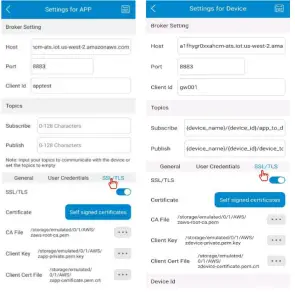 Configure Server Information