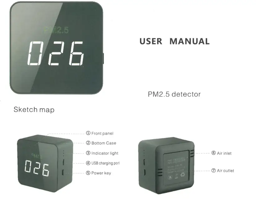 TeKKiWear PM2.5 Detector AD0128 - air