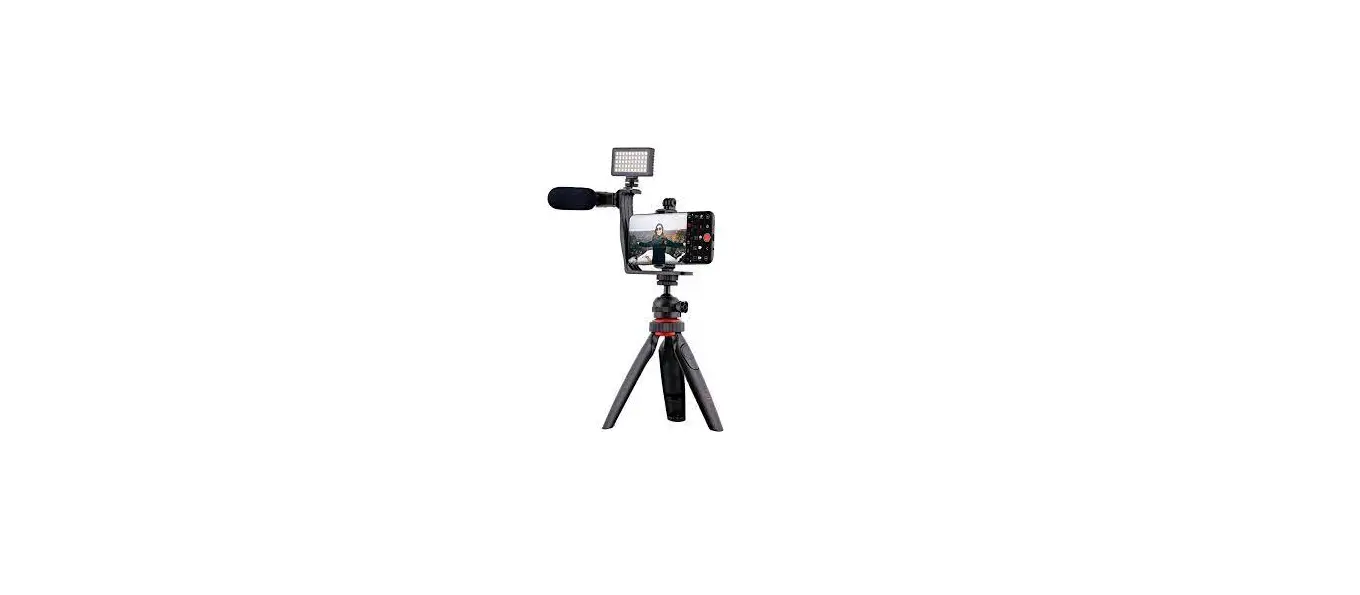 Tnb Pkvlogger Vlogger Accessory Kit With Tripod, Microphone And Led Flash Instructions