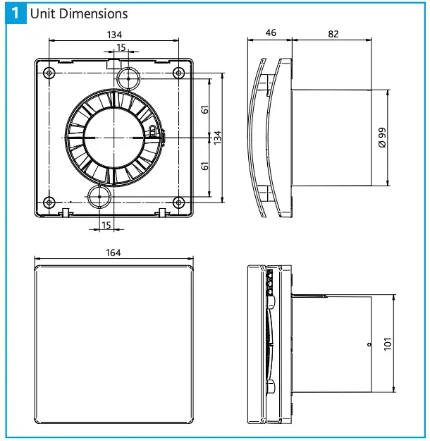 Unit Dimensions