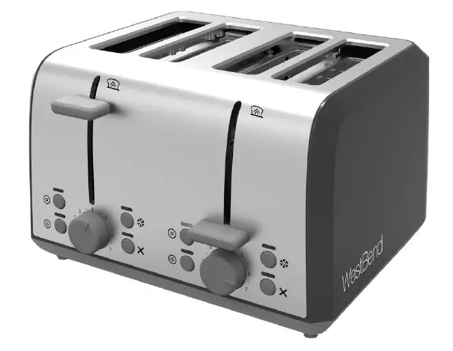 Westbend L5960a 4-slice Toaster Instruction Manual