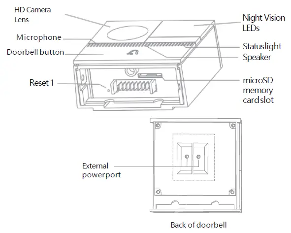 MOBI 700025 Smart Wireless Video Doorbell 3