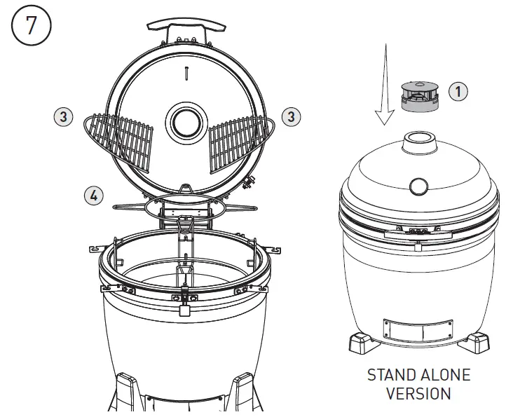 KAMADOJOE KJ15040721 Classic III Outdoor Cooking fig 11