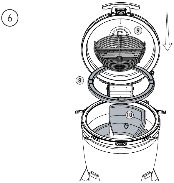 KAMADOJOE KJ15040721 Classic III Outdoor Cooking fig 9