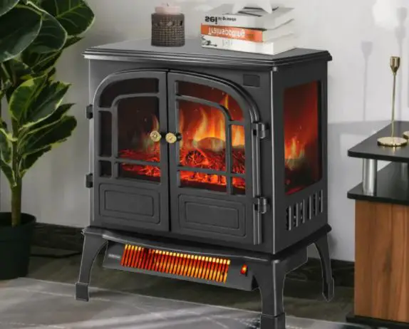 Blaupunkt 359795 1800w Log Effect Medium Grey Stove Owner's Manual