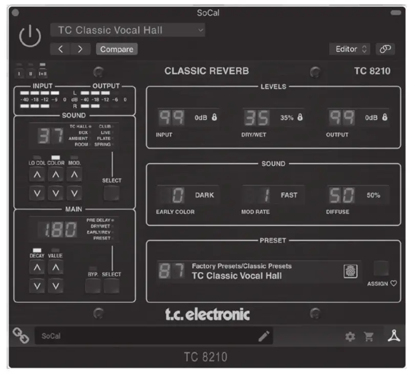 Operating the TC8210