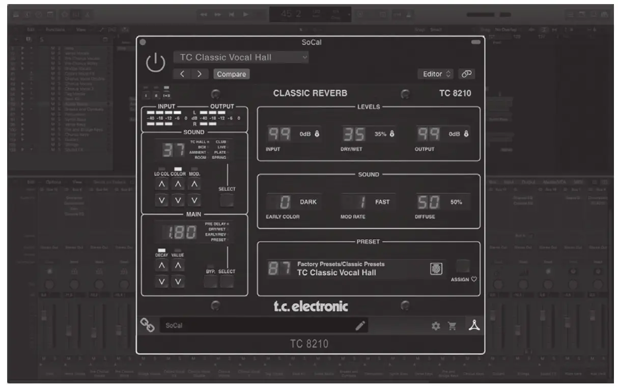 tc electronic Hardware Controller and Signature Presets