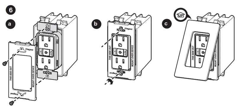 legrand WNRR15 Radiant 15 Ampere Tamper Resistant Electrical Outlet - INSTALLATION and SETUP 6
