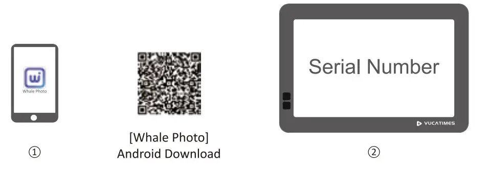 VUCATIMES V8 WiFi Digital Picture Frame - qr2