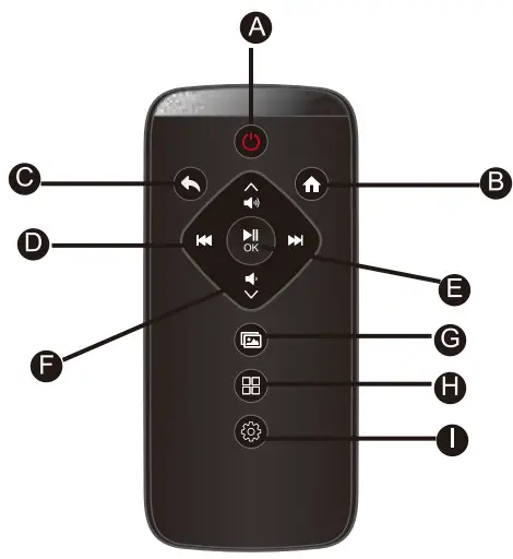 VUCATIMES V8 WiFi Digital Picture Frame - remot