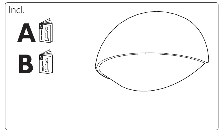 PHILIPS 164079316 Outdoor myGarden Wall Light fig1