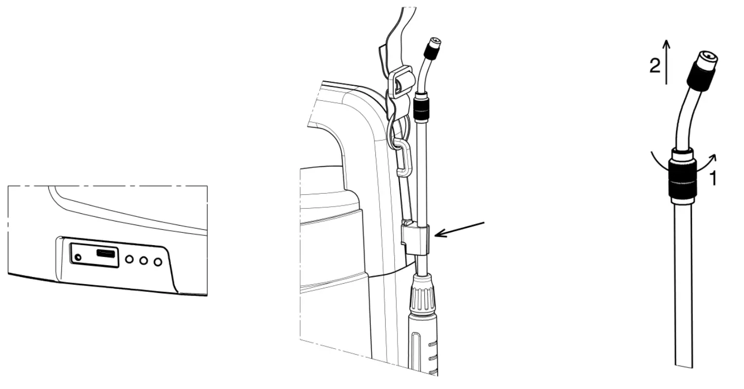 VOLPI V Black Smart Shoulder Electric Sprayer - fig 2