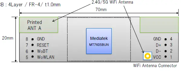 FUNAI-WiFi-Module-U9W35-fig 1