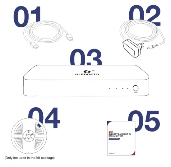 GLEDOPTO GL SN 002 Ambient TV Backlight Kit - fig