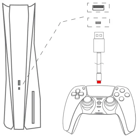 A PLUS PLUS T28 Wireless Controller PS4 - FIG 3