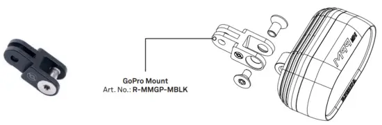 SUPERNOVA GoPro Front Light Mount -