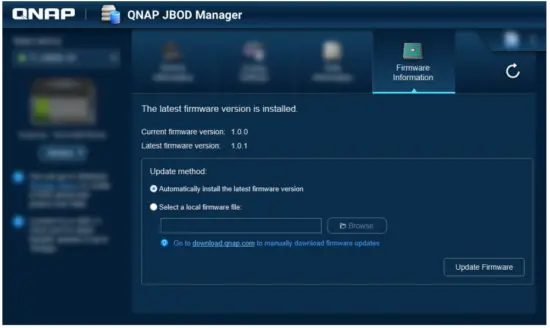 QNAP JBOD Enclosure Software - app6
