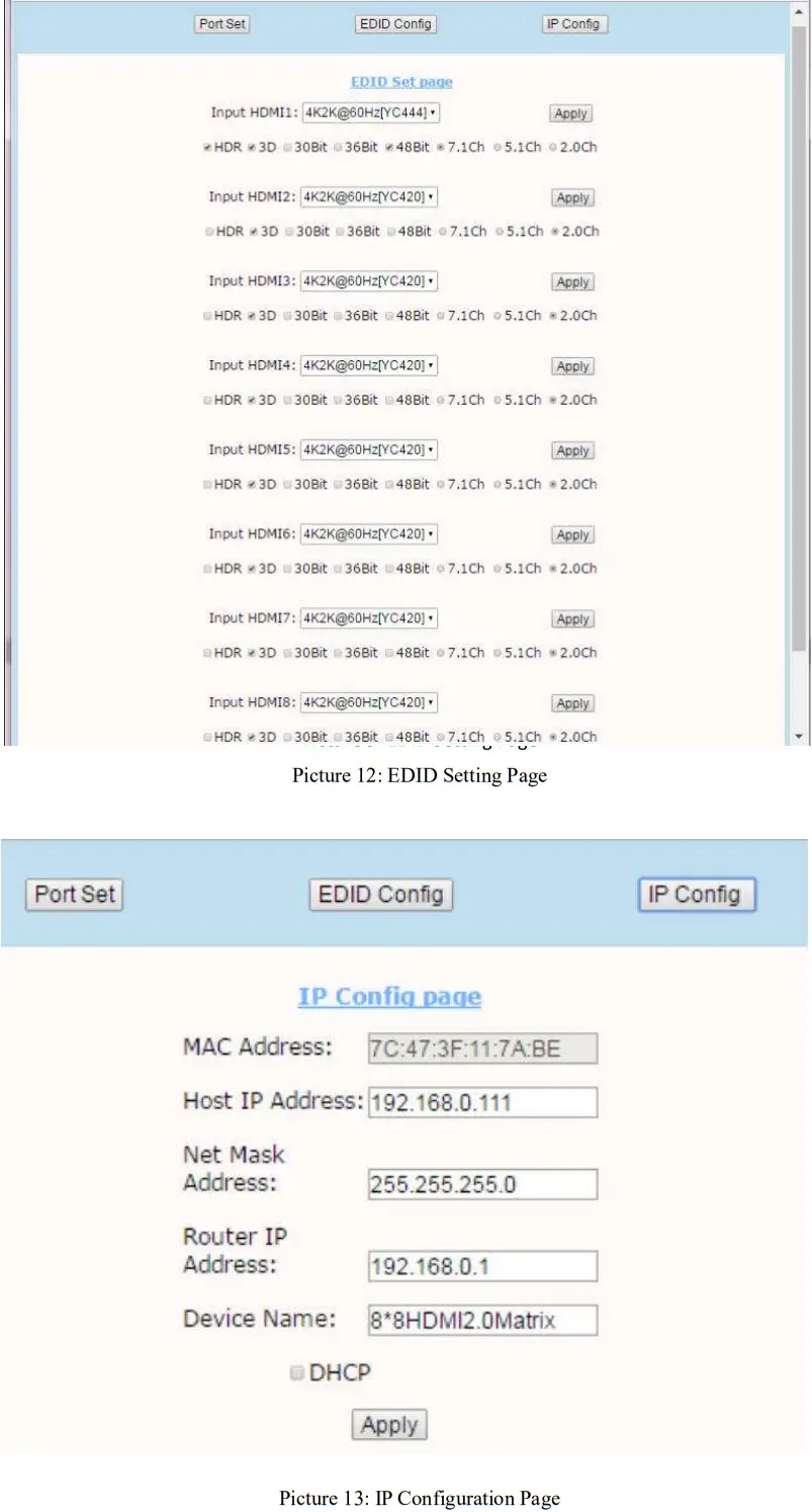 FOXUN MX11B 8x8 HDMI2 0 Matrix - Fig 16