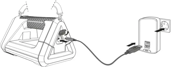VARTA BL30R Cordless Handheld Searchlight Work 1