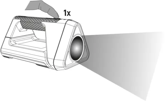 VARTA BL30R Cordless Handheld Searchlight Work 3A