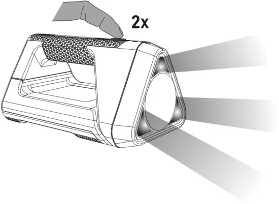 VARTA BL30R Cordless Handheld Searchlight Work 3B