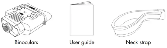 HIKE CREW HIKNVB200 Night Vision Binoculars - 1