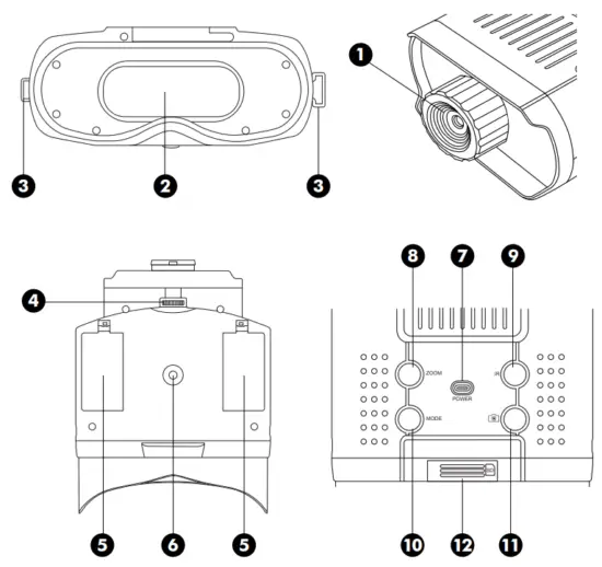 HIKE CREW HIKNVB200 Night Vision Binoculars - 2