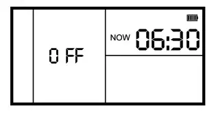 Diivoo Electronic Water OFF MODE