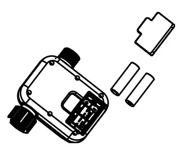 Diivoo Electronic Water Timer Battery Installation