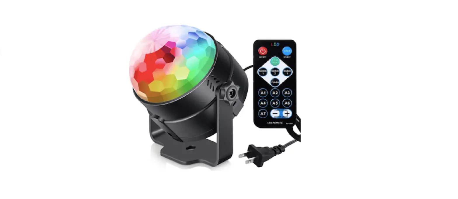 Sm Tek Group Zld102 Tabletop Disco Lights User Manual