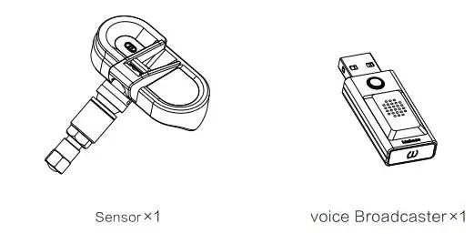 Malide MLD-B02 Voice Broadcaster User Manual - List of Accessories