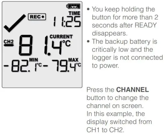 FIG 7 Starting your UTREL30-16
