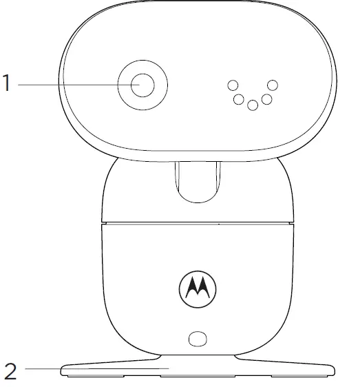 motorola PIP1610-2 HD Connect 5.0 Inch Wi-Fi HD Video Baby Monitor 01